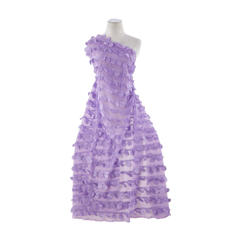 SMALL CIRCLE APPLIQUE ON TULLE  | 20184-1060