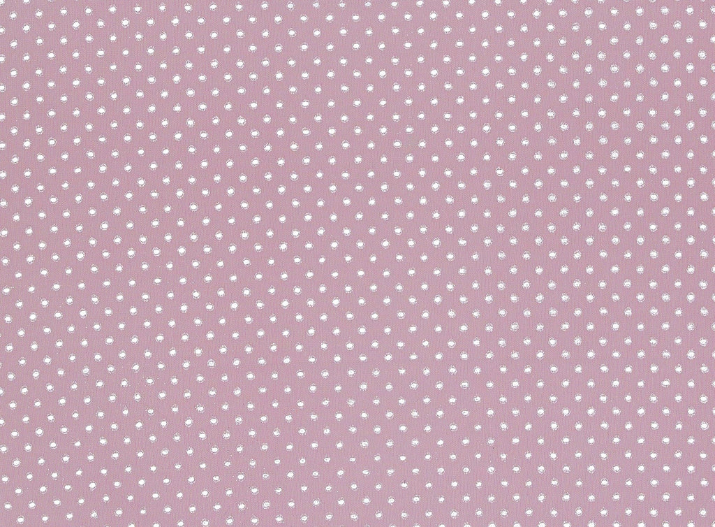 VAMP WINE/SIL | 20189-1060 - SMALL DOT FOIL ON TULLE - Zelouf Fabrics