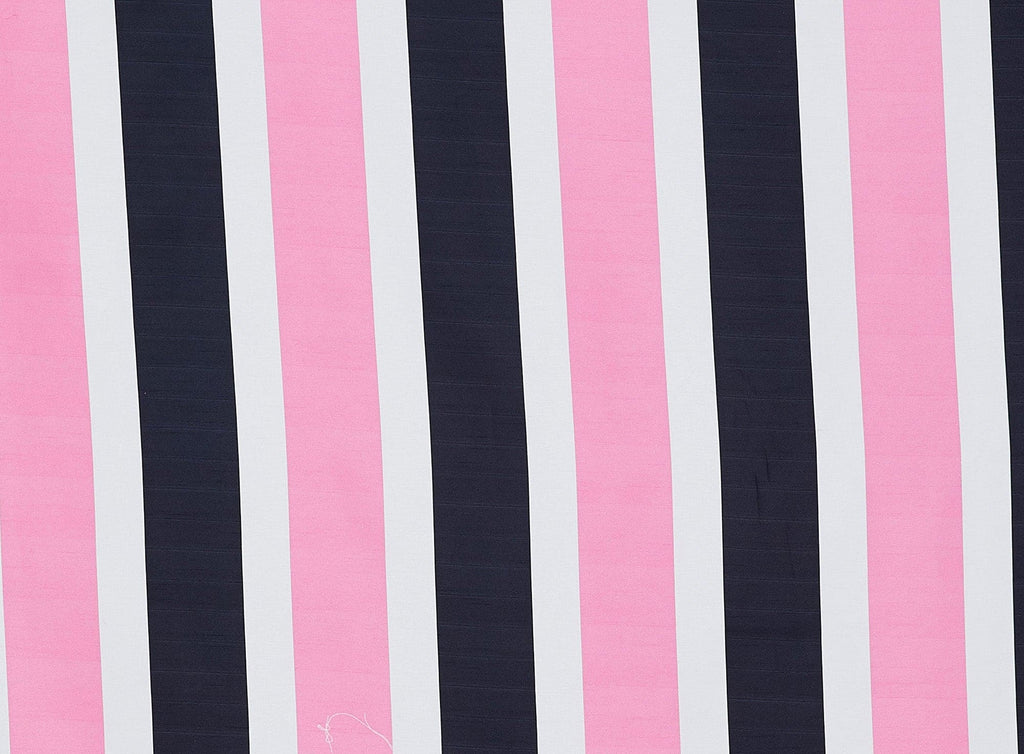 BIG STRIPE PRINT ON SHANTUNG[See Jas For Production  | 20201-6418  - Zelouf Fabrics