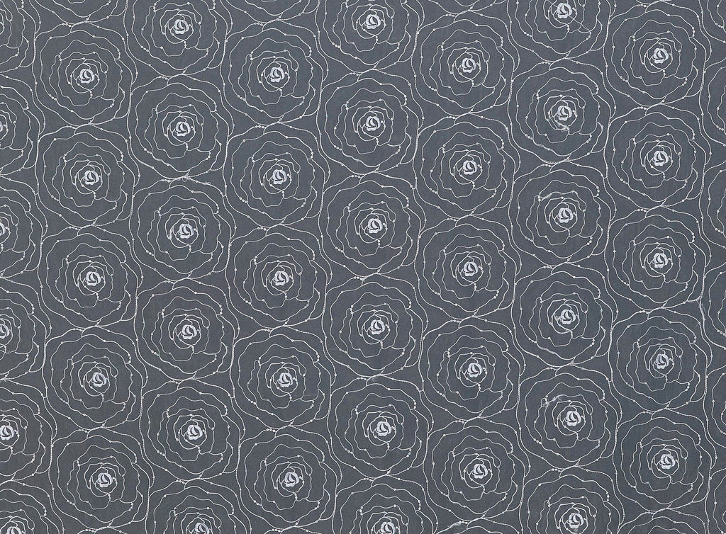 FROSTY YELLOW | 20243-9494 - EMBROIDERY ON ORIGAMI - Zelouf Fabrics