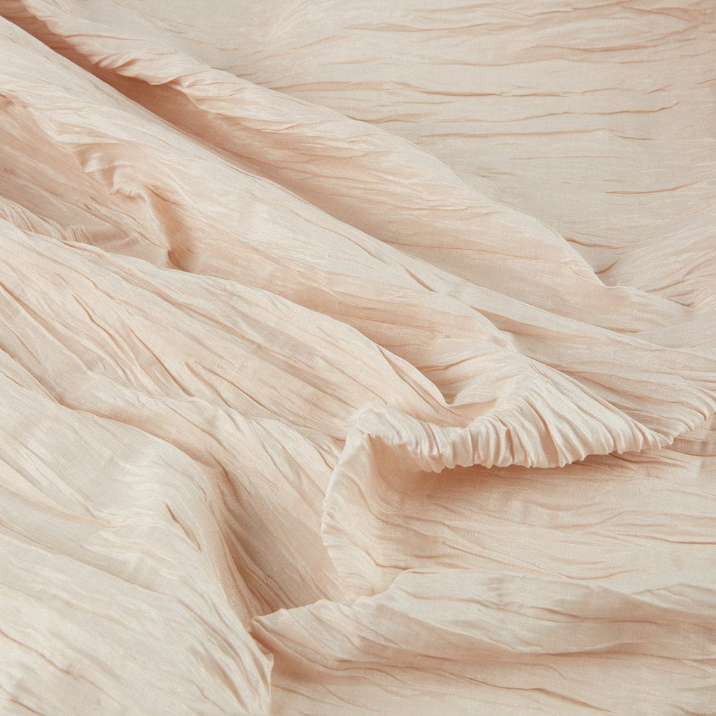 CHAMPAGNE | 20276-6699-NEUTRAL - SUPER CRUSHED STRETCH TAFFETA - Zelouf Fabrics