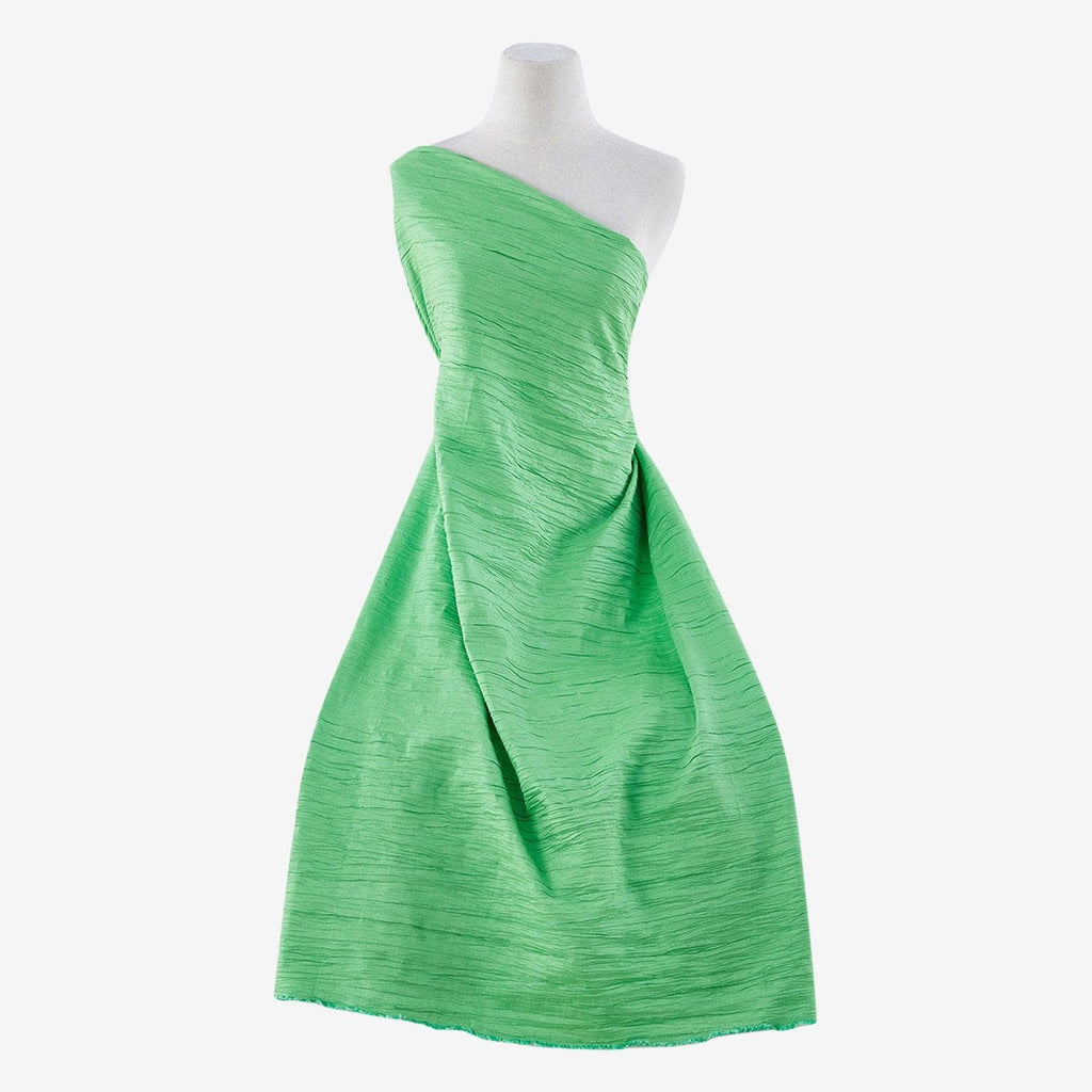 SO COOL GREEN | 20276-6699-GREEN - SUPER CRUSHED STRETCH TAFFETA - Zelouf Fabric