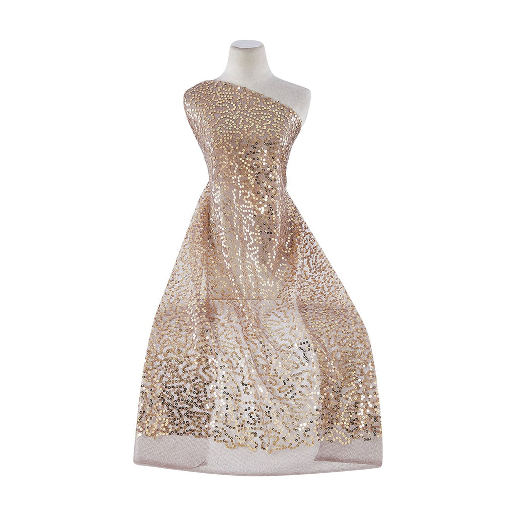 STONE | 20317 - All Over Sequin On Web Tulle - Zelouf Fabrics