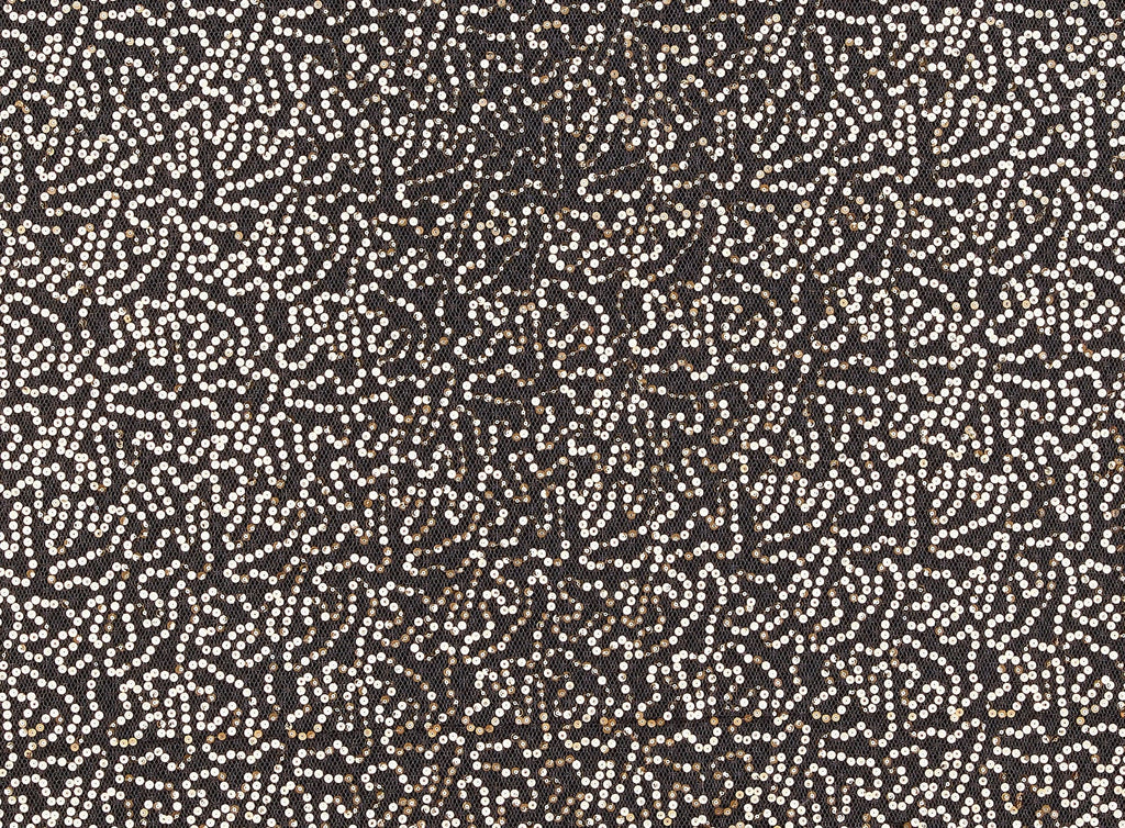 STONE | 20317 - All Over Sequin On Web Tulle - Zelouf Fabrics