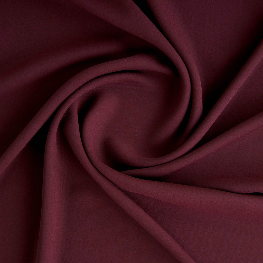 BURGANDY | 203 -SOLID GEORGETTE - Zelouf Fabrics