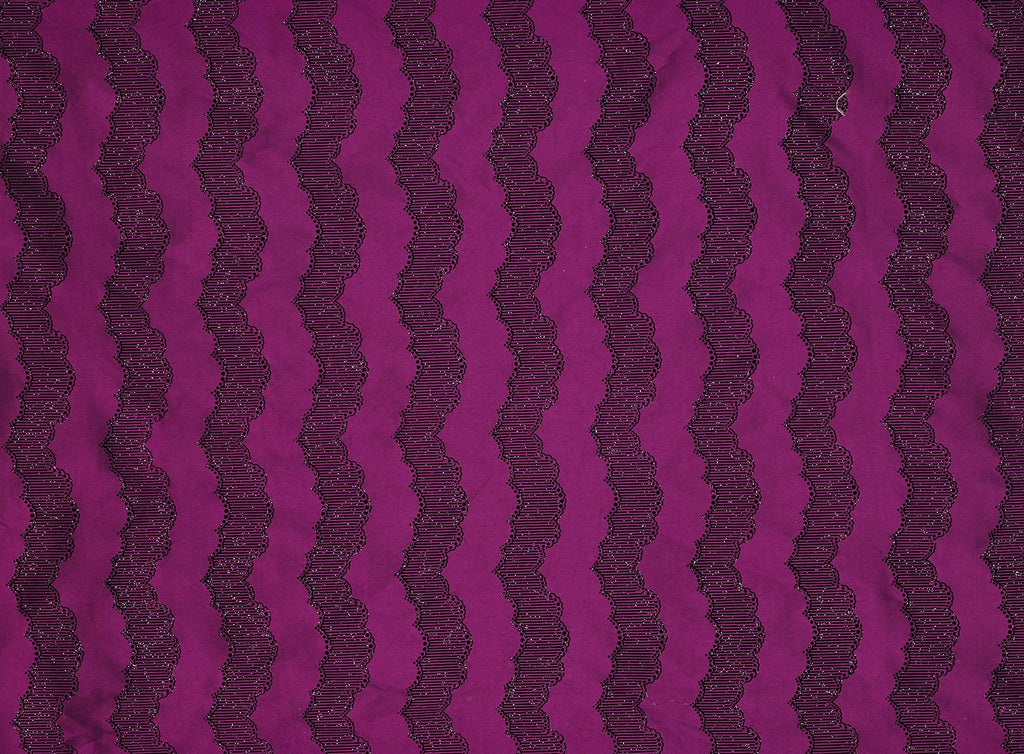RUBY GLITZ | 20424-6085 - N/P TAFFETA W/ FLOCKING & MIXED GLITTER 1X - Zelouf Fabrics