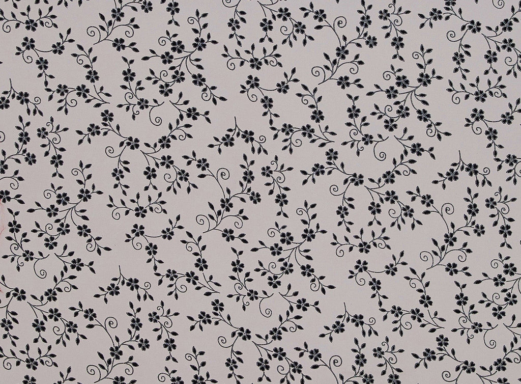 IRIDESCENT ORGANZA WITH FLOCK & OUTLINE GLITTER 2X  | 20450-922  - Zelouf Fabrics