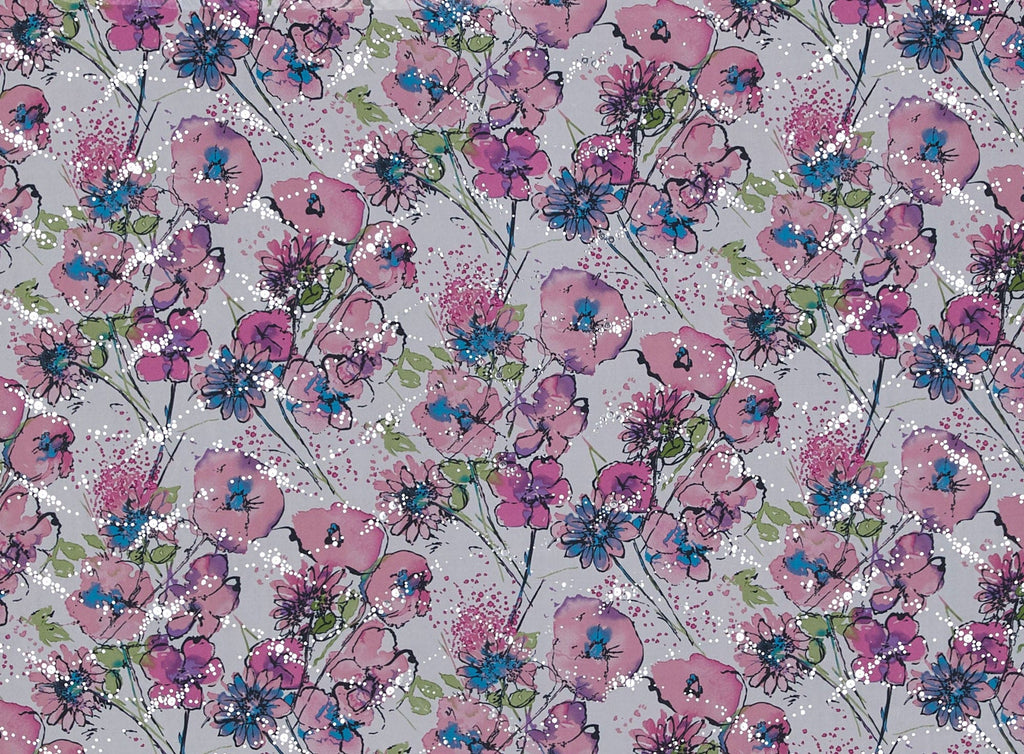 FIELD OF FLOWERS ON MJC W/TRANS  | 20451-631TRANS  - Zelouf Fabrics