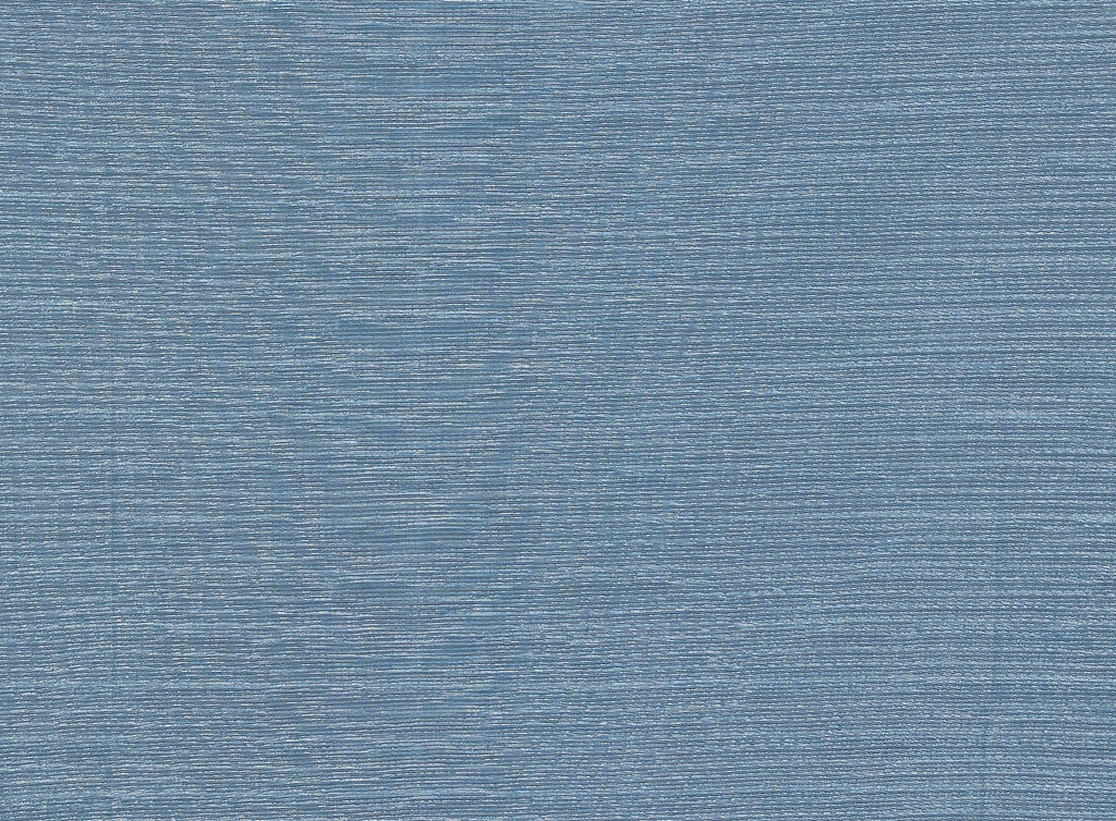 BLUE/SILVER | 20509 - PLEATED METALLIC CHIFFON - Zelouf Fabrics