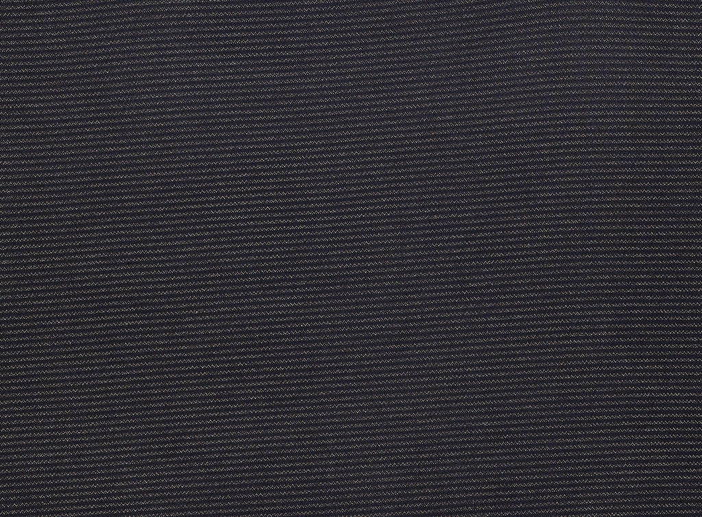 BLK/BLK/GOLD | 20613 - HERRINGBONE METALIC KNIT WITH MINI STRIPE - Zelouf Fabrics