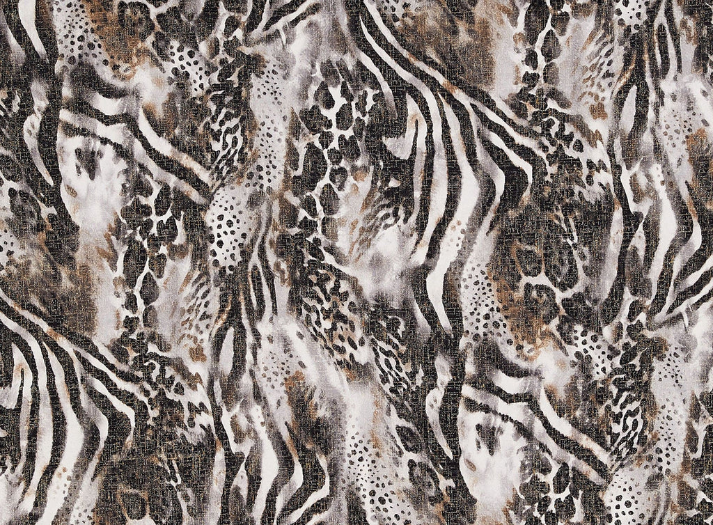 LEOPARD PRINT ON ITY W/FOIL  | 20658-1181FOIL  - Zelouf Fabrics