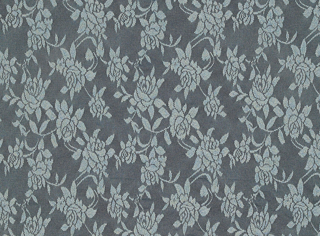 SAGE/GOLD | 20674 - FRENCH CROCHET KNIT LACE W/ METALLIC - Zelouf Fabrics