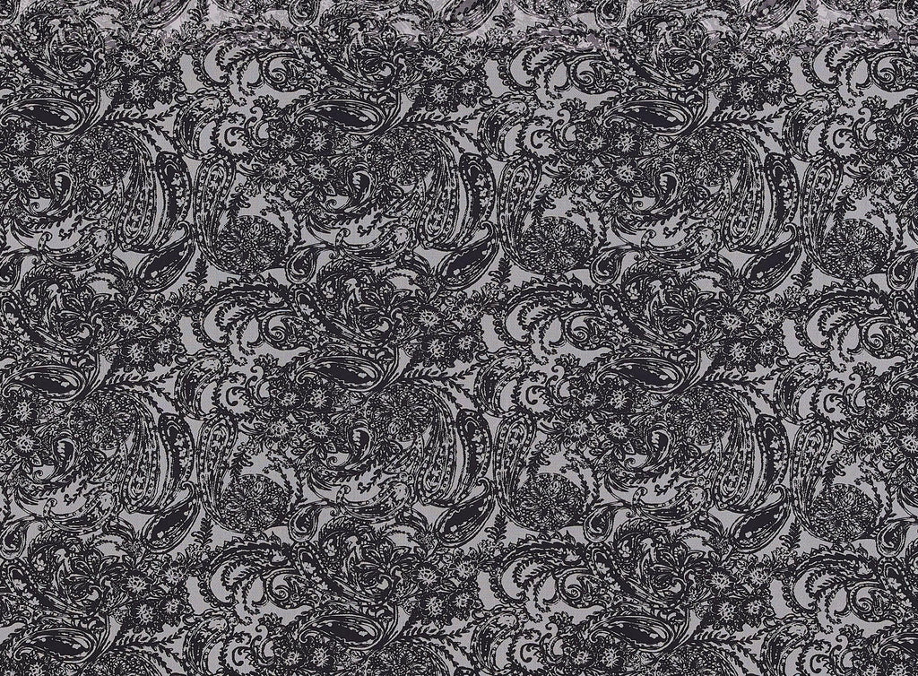 PALE BLUSH/BLK | 20679-1060 - WALLPAPER PRINT ON TULLE - Zelouf Fabrics