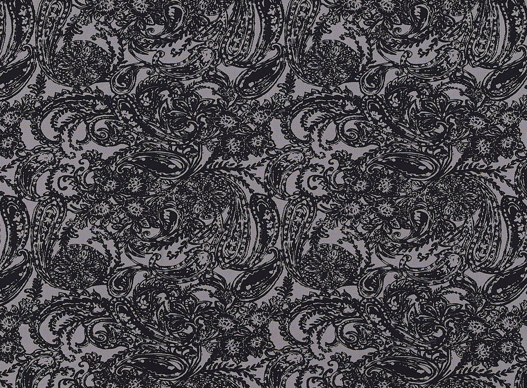 PALE PINK/BLK | 20679-1060 - WALLPAPER PRINT ON TULLE - Zelouf Fabrics