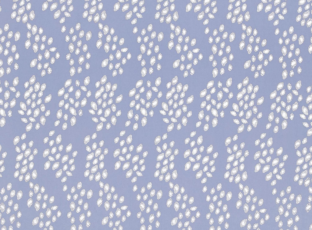 SLATE BLUE/SIL | 20740-631 - CHEETAH FOIL ON MJC - Zelouf Fabrics