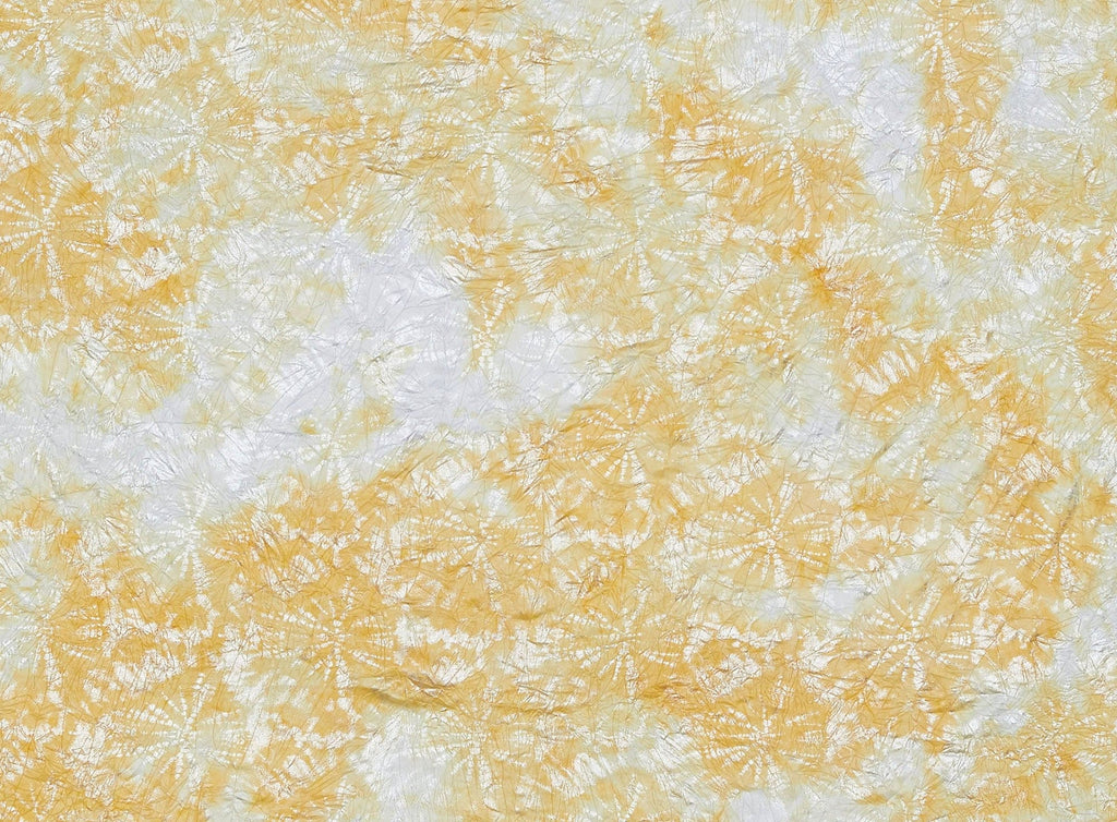 LEMON/SILVER | 20759 - CRUSHED TIE-DYED VENECIA WITH FOIL - Zelouf Fabrics