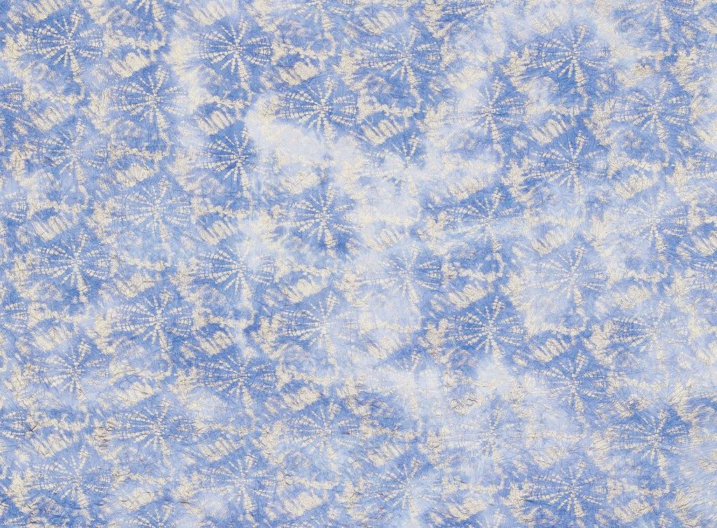 CRUSHED TIE-DYED VENECIA WITH FOIL  | 20759  - Zelouf Fabrics