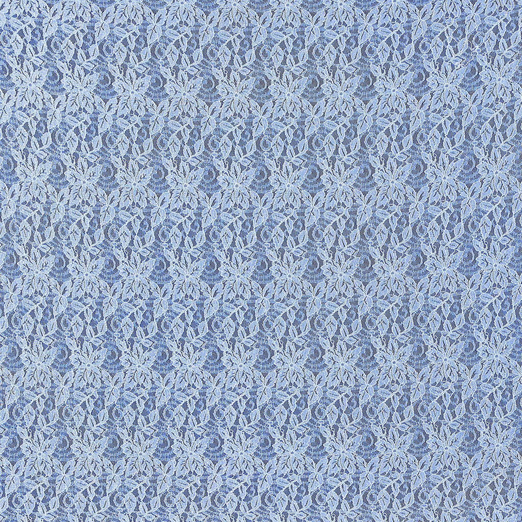 PERI SUGAR | 20809-ROLLERGLT-BLUE - CORD VENICE STRETCH LACE WITH ROLLER GLITTER - Zelouf Fabric