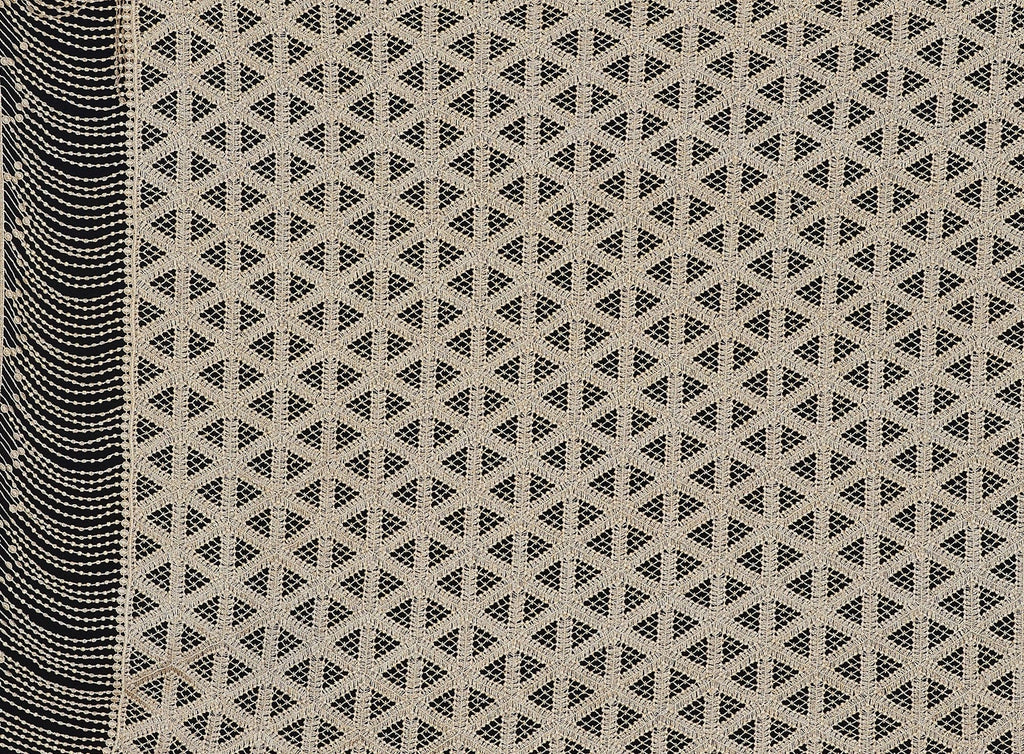GOLD | 20826 - CHEMICAL LACE - Zelouf Fabrics