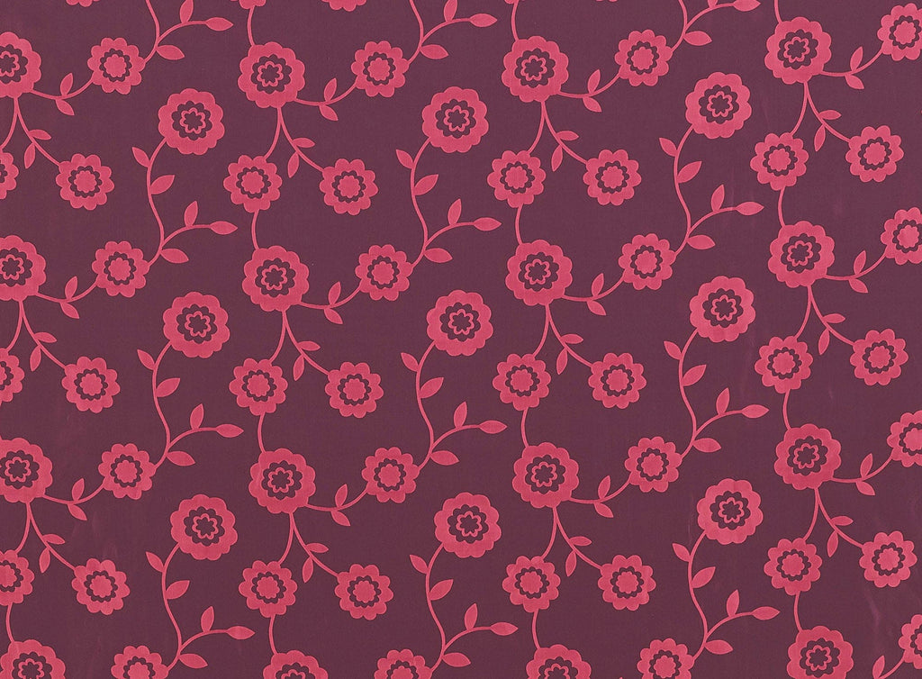 FLOWERS ON A VINE ORGANZA BURNOUT  | 20902  - Zelouf Fabrics