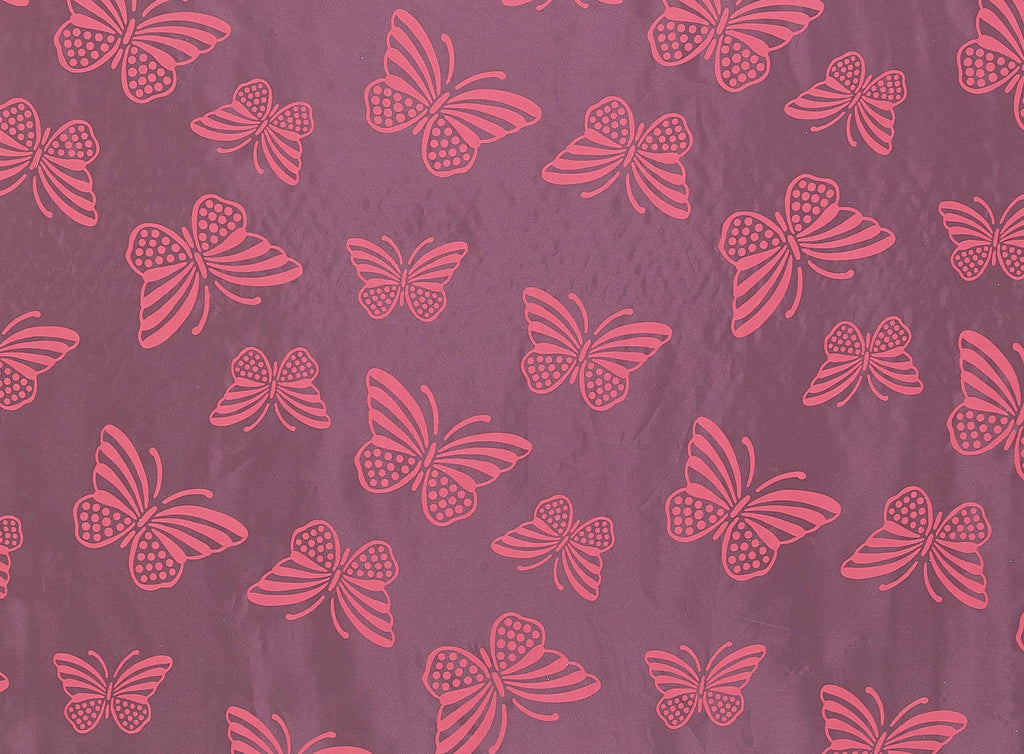 DOTTED BUTTERFLY ON ORGANZA BURNOUT  | 20913  - Zelouf Fabrics