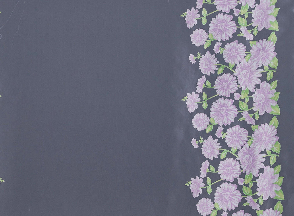 FLOWER PRINT ON ORGANZA  | 20933-922  - Zelouf Fabrics