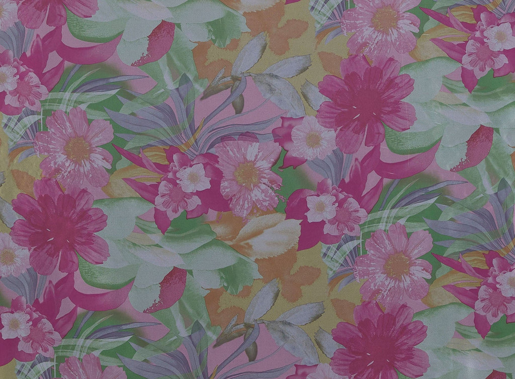 FLORAL PRINT ON CRYSTAL ORGANDY  | 20939-926  - Zelouf Fabrics