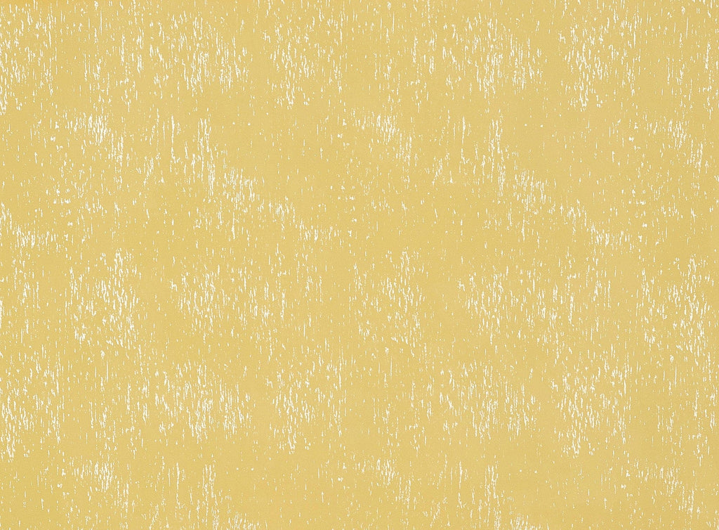 LEMON SODA/GOLD | 20962-DASHFOIL - AMUZEN CREPE KNIT WITH DASH FOIL - Zelouf Fabrics