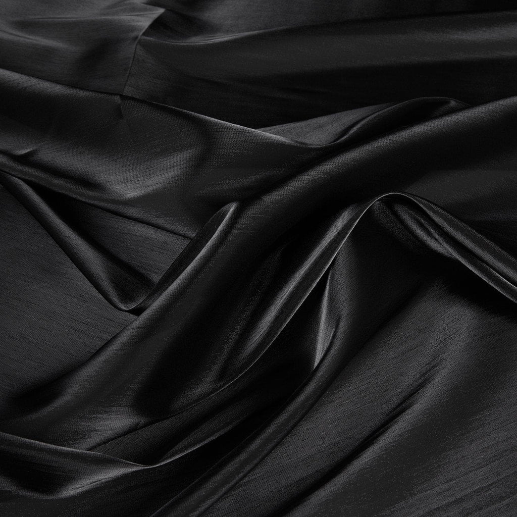 SHIMMER SPANDEX KNIT | 2098 JET BLACK - Zelouf Fabrics