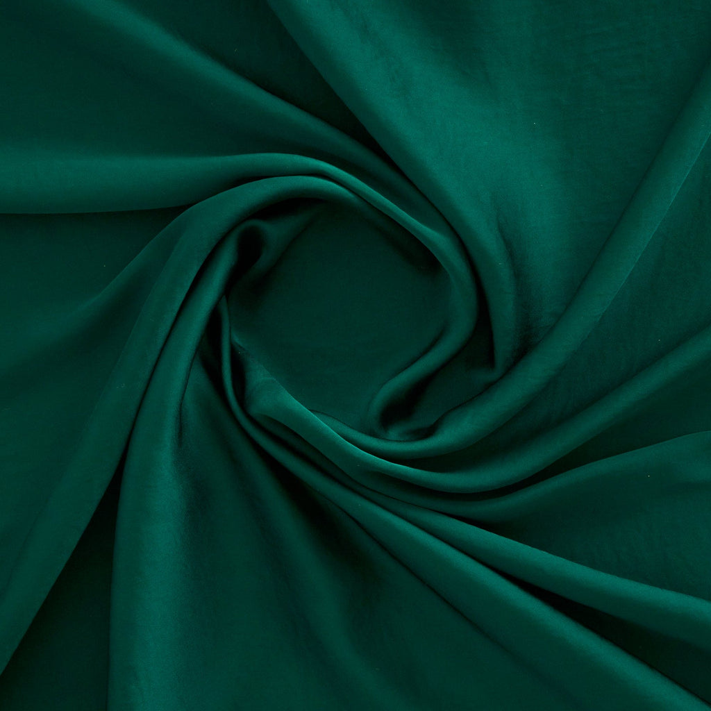 RUMPLE SATIN | D2040 ARRESTING EMERALD - Zelouf Fabrics