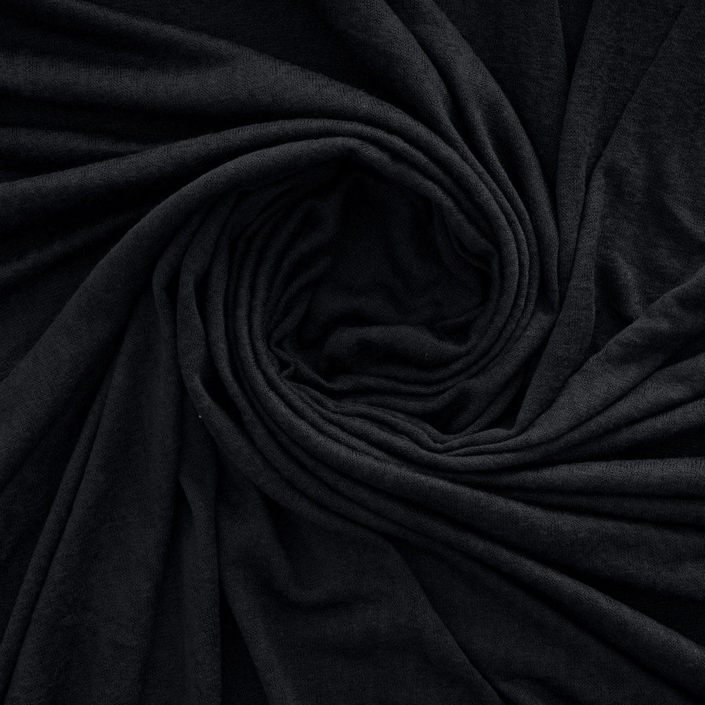 ALISA TEXTURE KNIT  | 26138 BLACK - Zelouf Fabrics