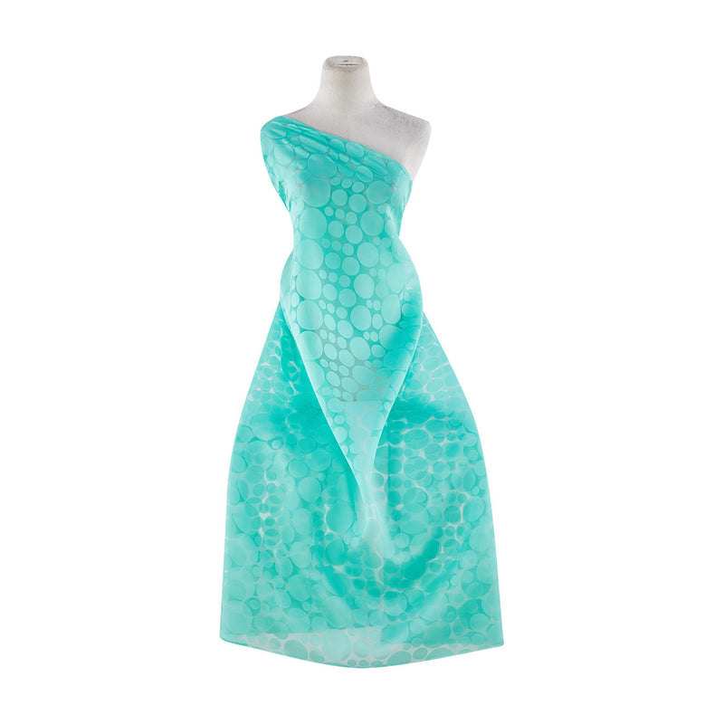 VARIEGATED DOT DSN BURN-OUT ORGANZA  | 21084