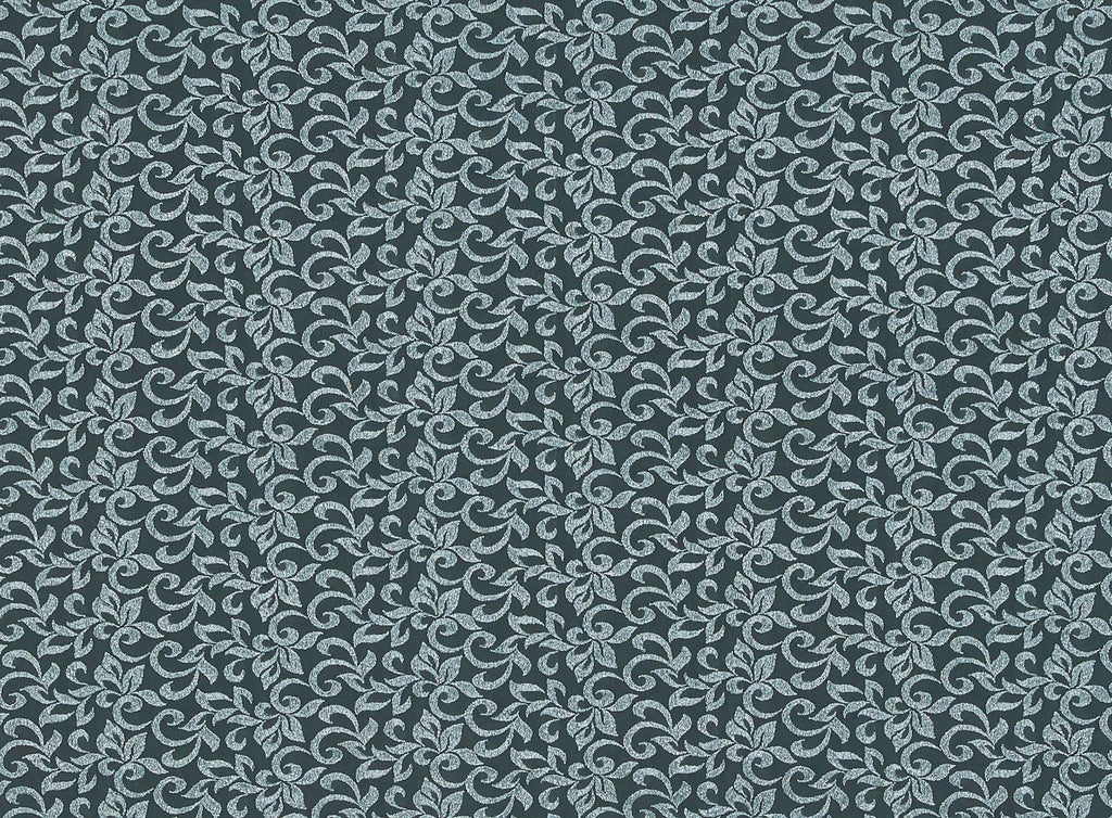 LOVE MY SAGE | 21139 - SWIRL GARDEN CHEM EMB ON TULLE WITH SCALLOP CUTTING - Zelouf Fabrics