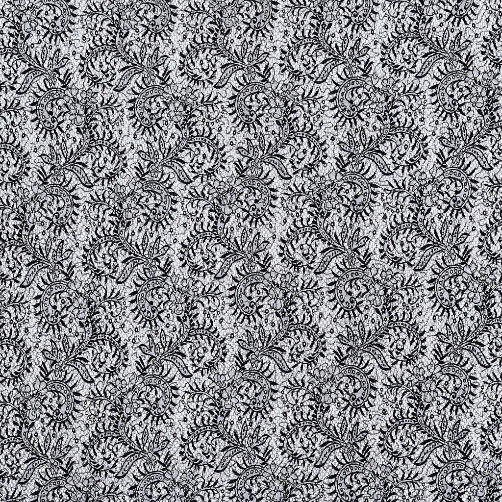 SEQUIN LACE  | 21194-SEQS BLACK - Zelouf Fabrics