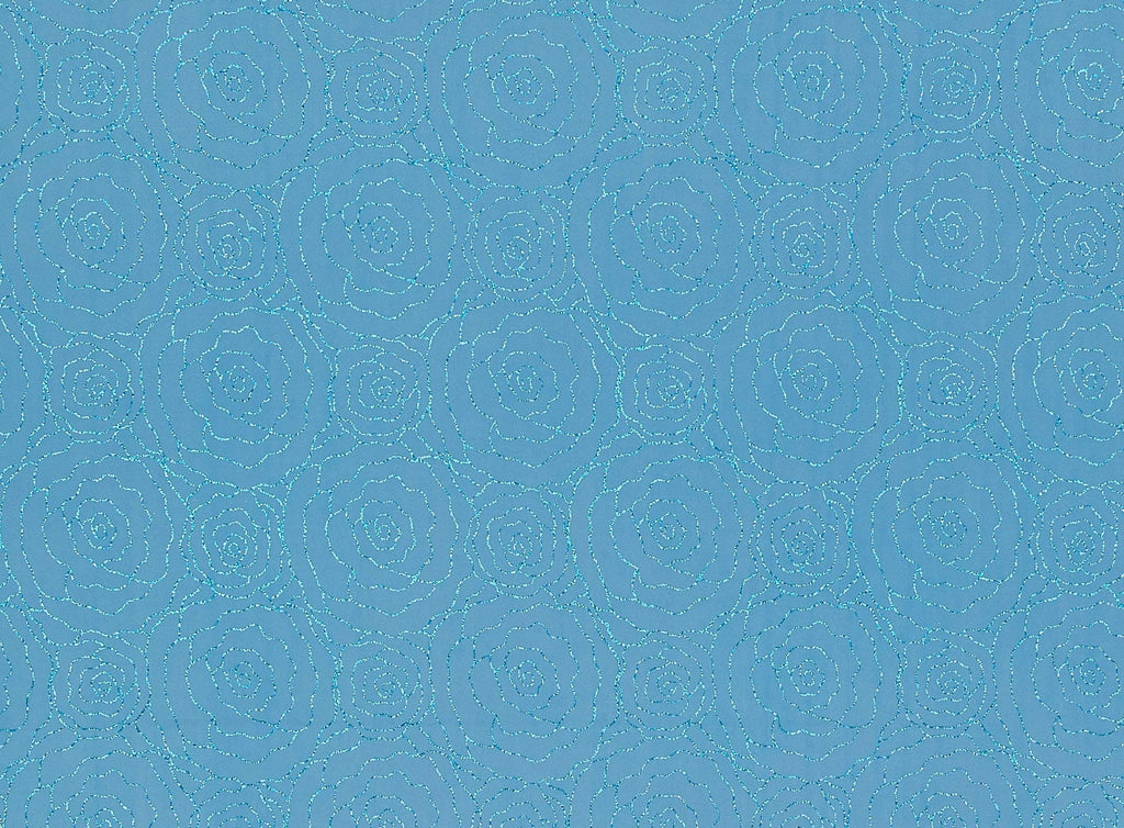 BLUEBERRY KISS | 21246-631 - ROSE GLITTER ON MJC ALL OVER - Zelouf Fabrics