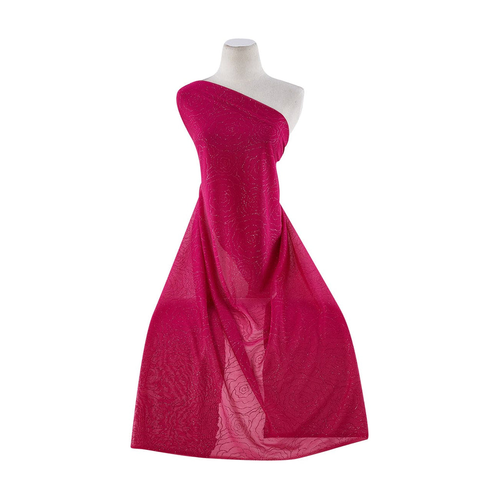 STRAWBERRY KISS | 21246-631 - ROSE GLITTER ON MJC ALL OVER - Zelouf Fabrics