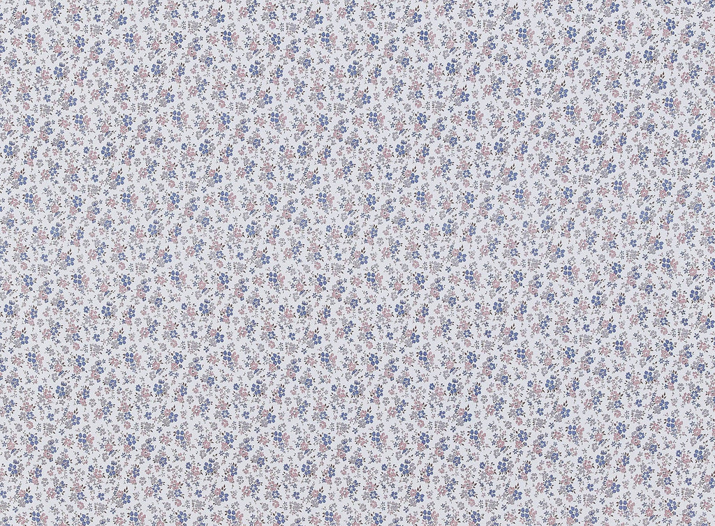 DITZY FLORAL PRINT ON SHANTUNG  | 21249-6418  - Zelouf Fabrics