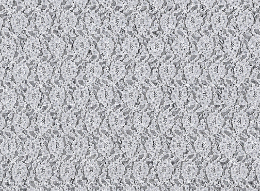 WHITE | 21268 - FLOWER LACE - Zelouf Fabrics