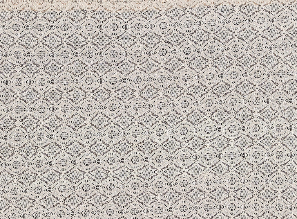 ALMOND | 21312 - MEDALLION LACE - Zelouf Fabrics