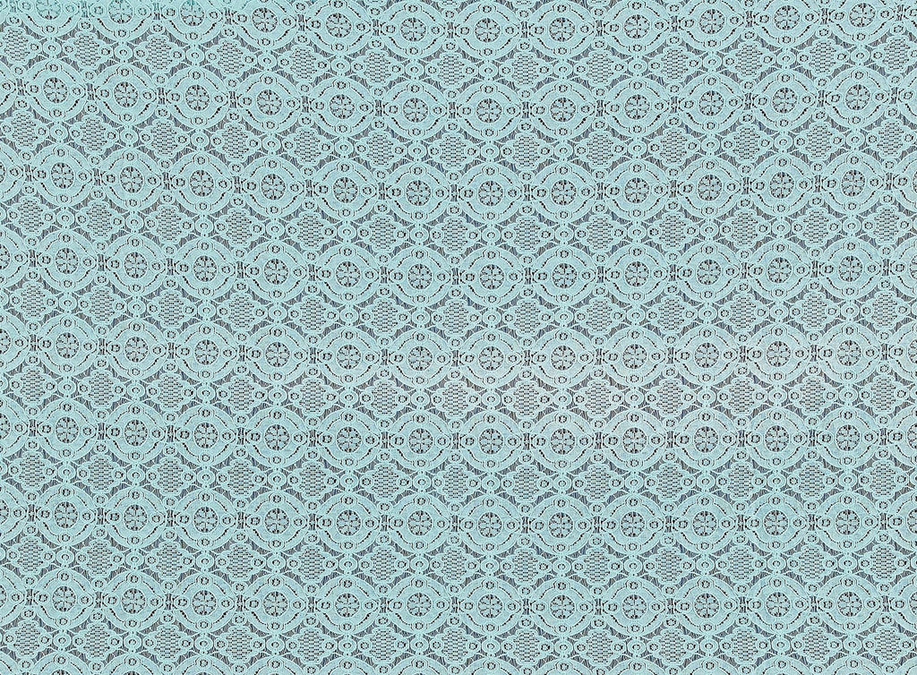 MINT | 21312 - MEDALLION LACE - Zelouf Fabrics