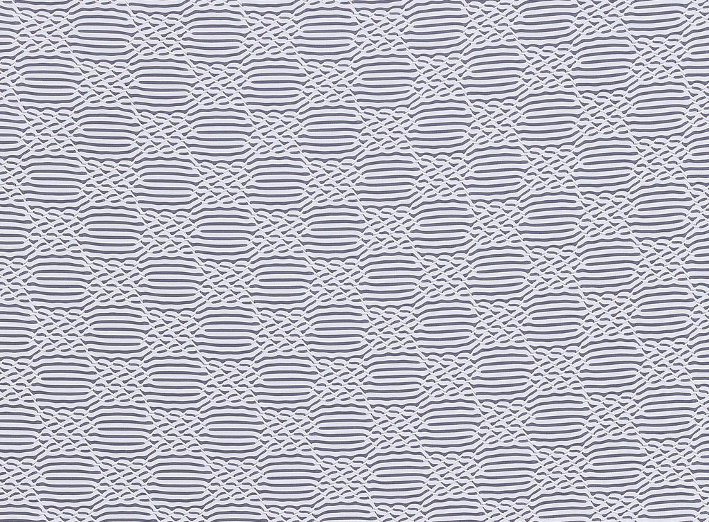 WHITE/SILVER | 21334-2800FOIL - JACQUARD FLORAL KNIT WITH FOIL - Zelouf Fabrics