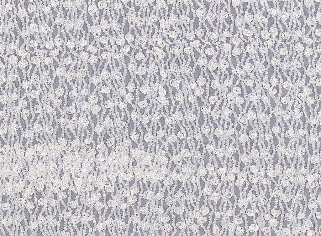 SUTASH ROSETTES ON TULLE  | 21370-1060  - Zelouf Fabrics