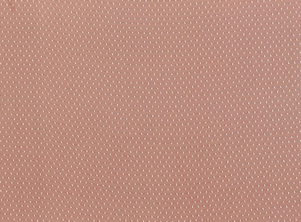 PEACH SNOW | 21373-1835 - SWISS DOT ON SHELL SILK CHIFFON - Zelouf Fabrics