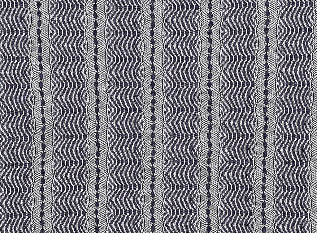 STRETCH STRIPE WAVE LACE  | 21381  - Zelouf Fabrics