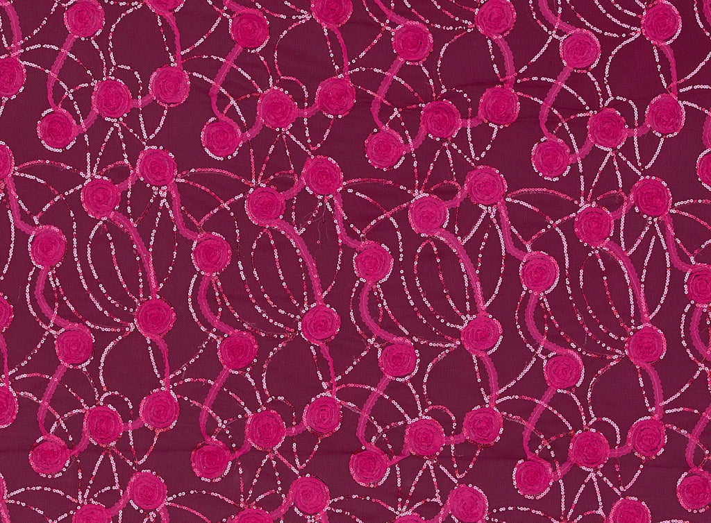 SUTASH & SEQUINS ON TULLE  | 21390-1060  - Zelouf Fabrics