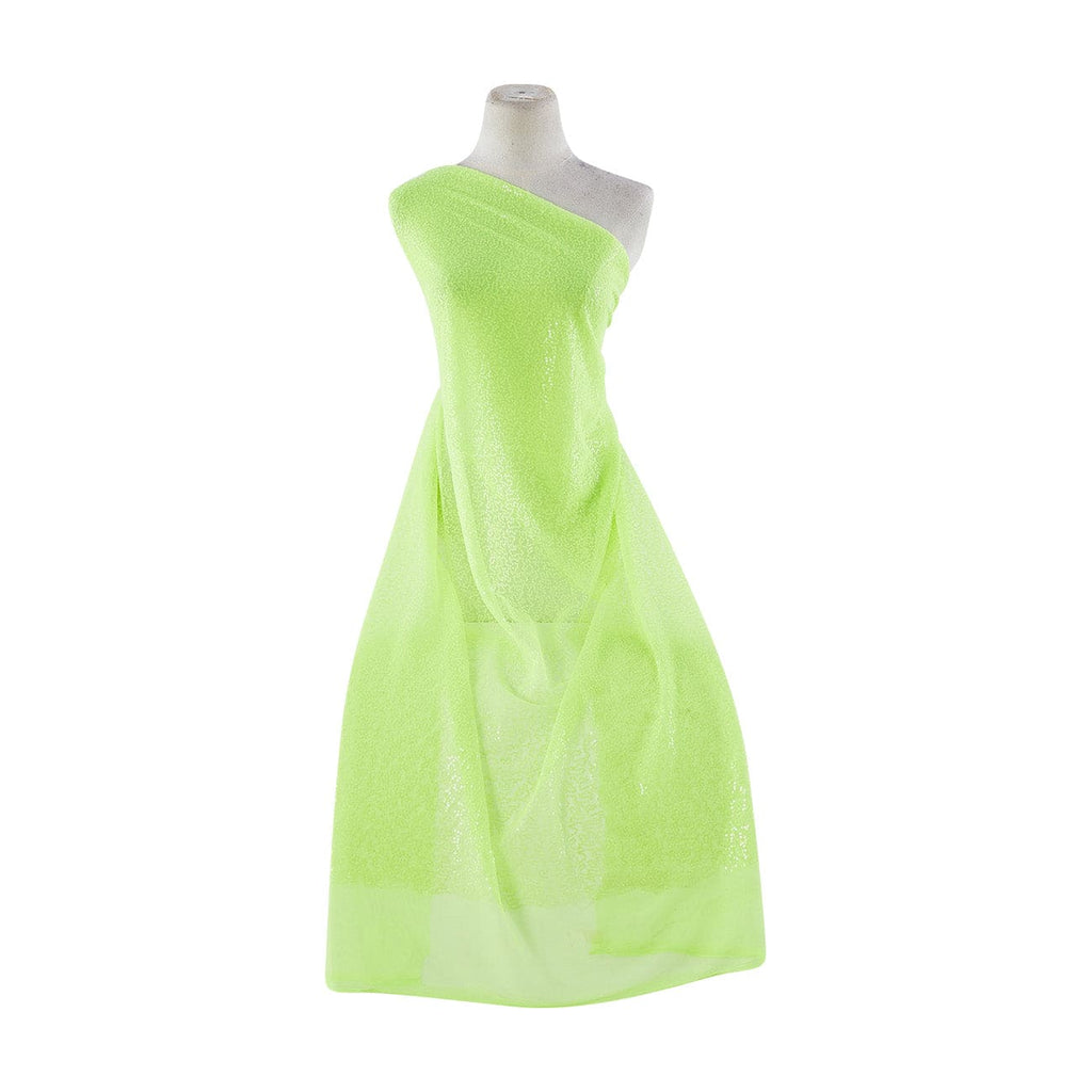 NEON LIME | 21395-1060 - NEON SEQUINS ON TULLE - Zelouf Fabrics