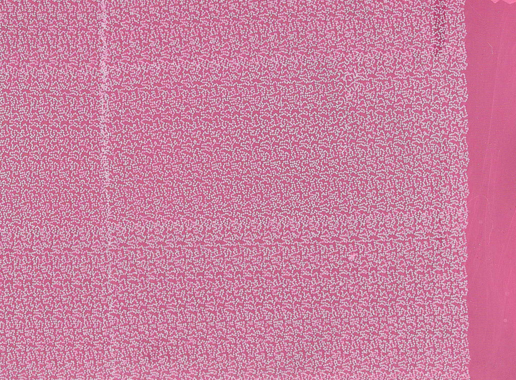 NEON PINK | 21395-1060 - NEON SEQUINS ON TULLE - Zelouf Fabrics