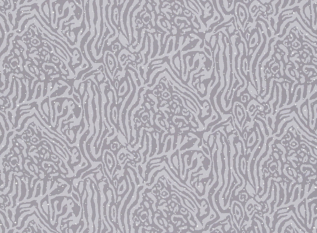 WHITE/BLACK | 21403-1060TRAN - ZEBRA PRINT W/ TRANS ON TULLE - Zelouf Fabrics