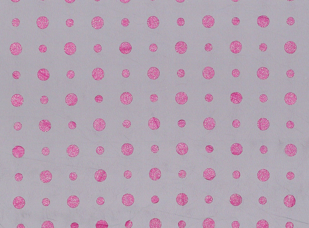 BLACK/PINK | 21418-1060 - LACQUER DOT RAINBOW GLITTER ON TULLE - Zelouf Fabrics