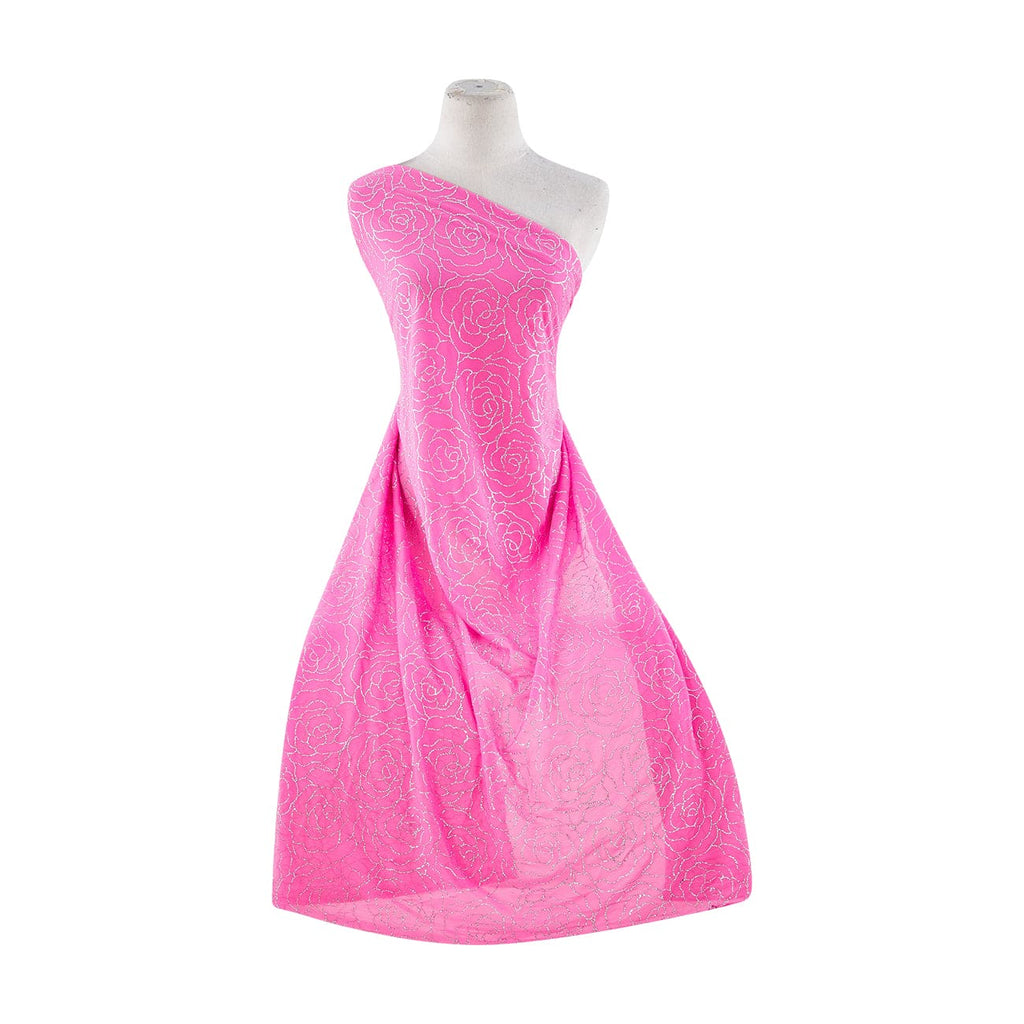 NEON ROSE PETAL | 21423-631 - ROSE GLITTER ON MJC - Zelouf Fabrics